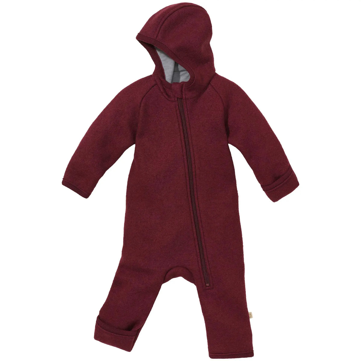 Combinaison bébé zippée en laine bouillie Disana