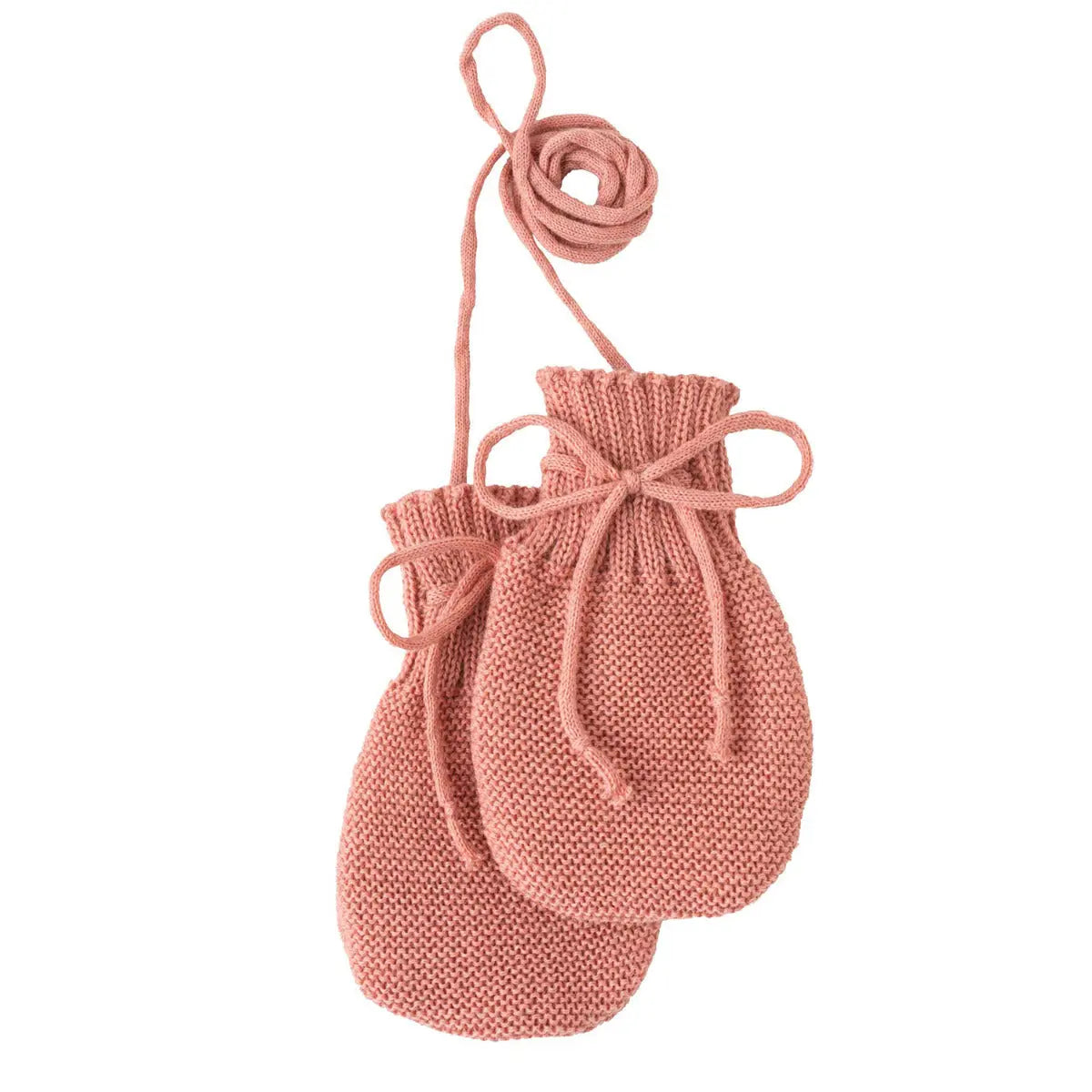 Moufles en laine Naissance Disana - Soft pink