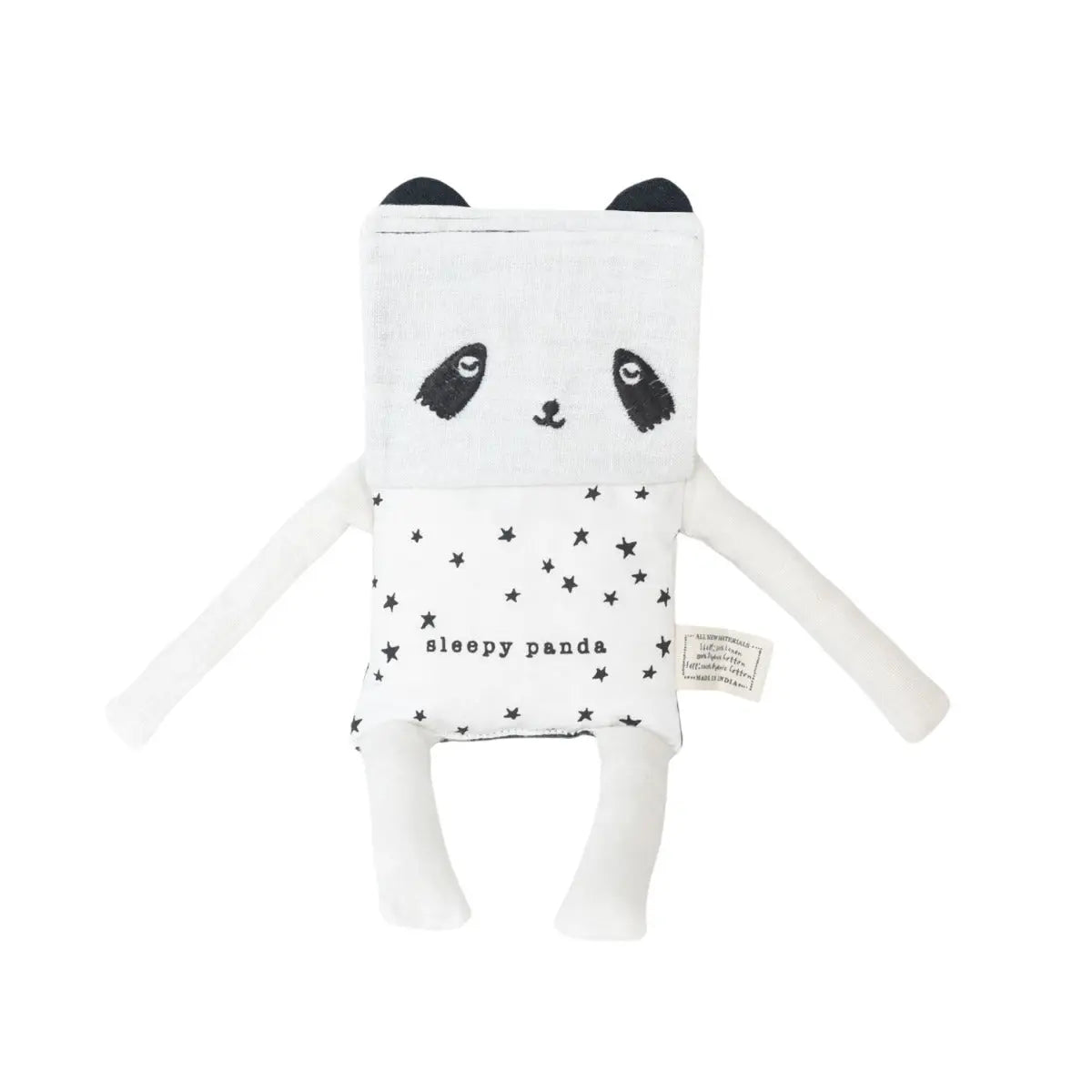 Panda Flippy Friend en coton bio Wee Gallery