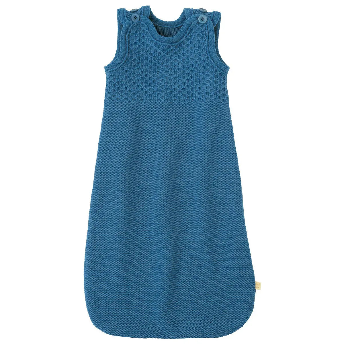 Gigoteuse sans manches en laine merinos Disana - Dove blue