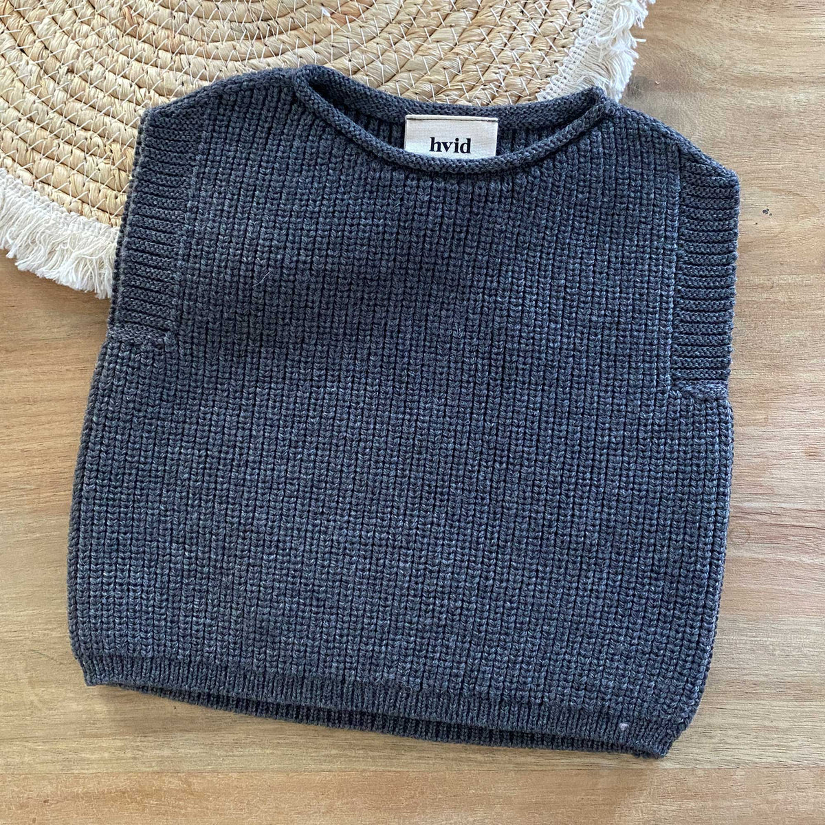 Gilet bébé en laine mérinos Harvey HVID