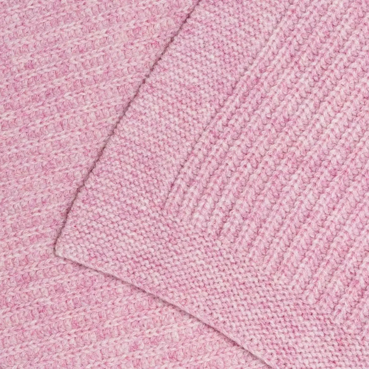 Couverture bébé Kiki en laine d’agneau mérinos Hvid – Rose Candy - Lilinappy