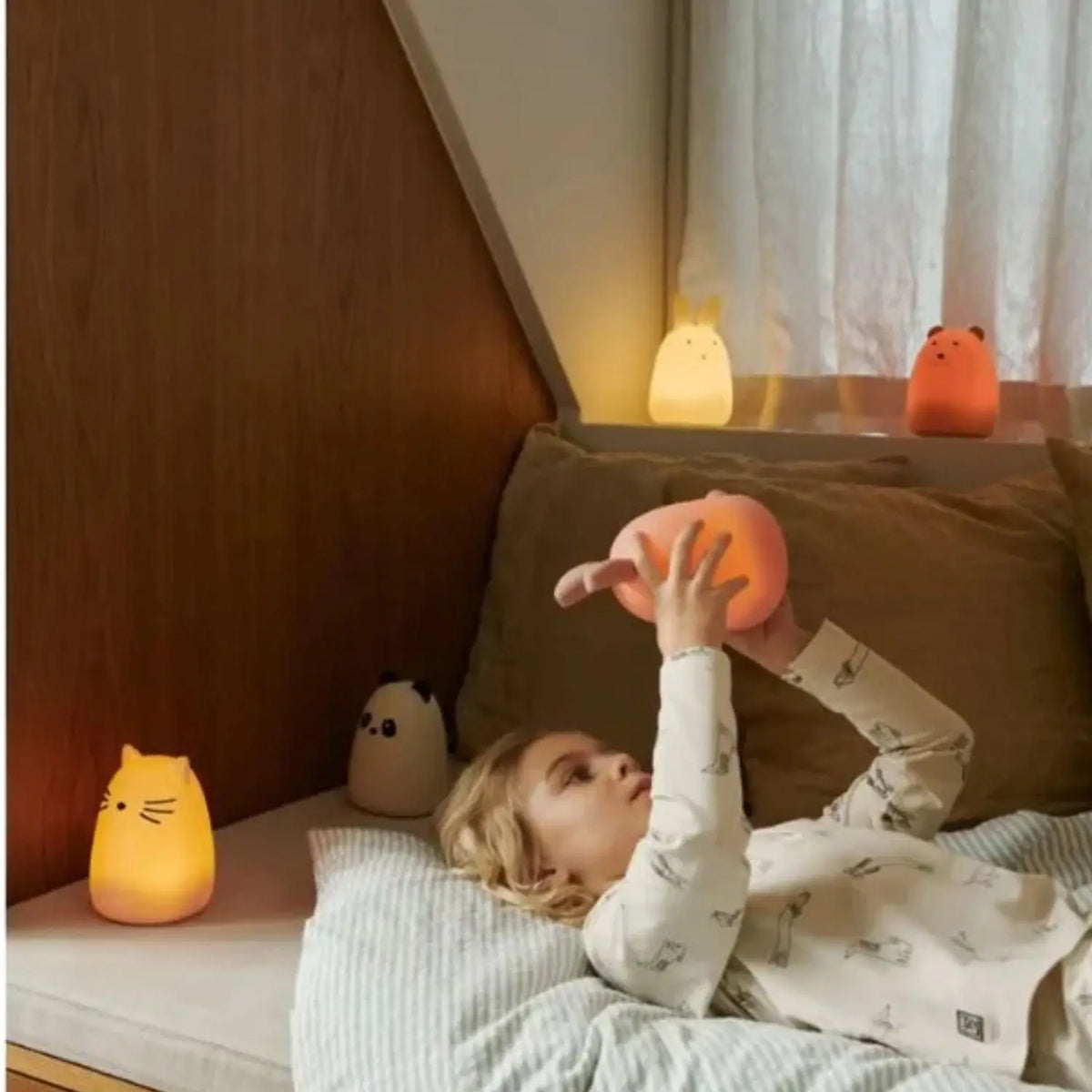 Veilleuse Rechargeable Liewood - Lapin Dark rose