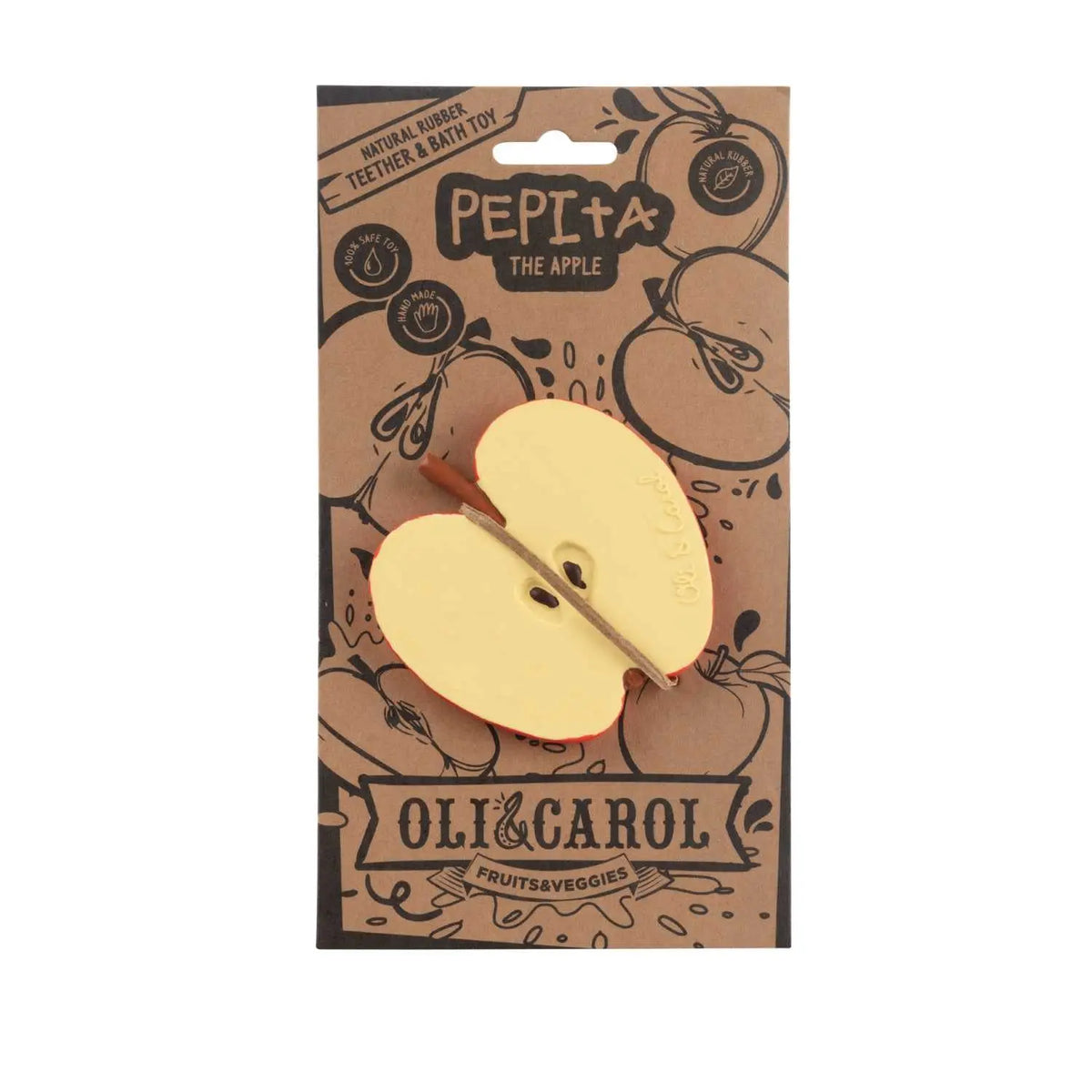 Jouet de dentition Oli & Carol - Pepita la Pomme