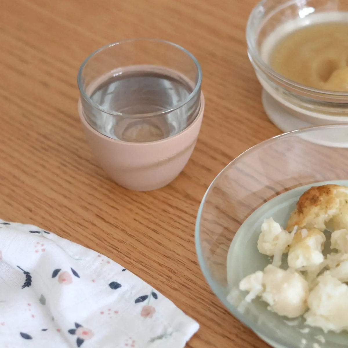 Coffret repas bébé en verre Béaba x Duralex - Natural