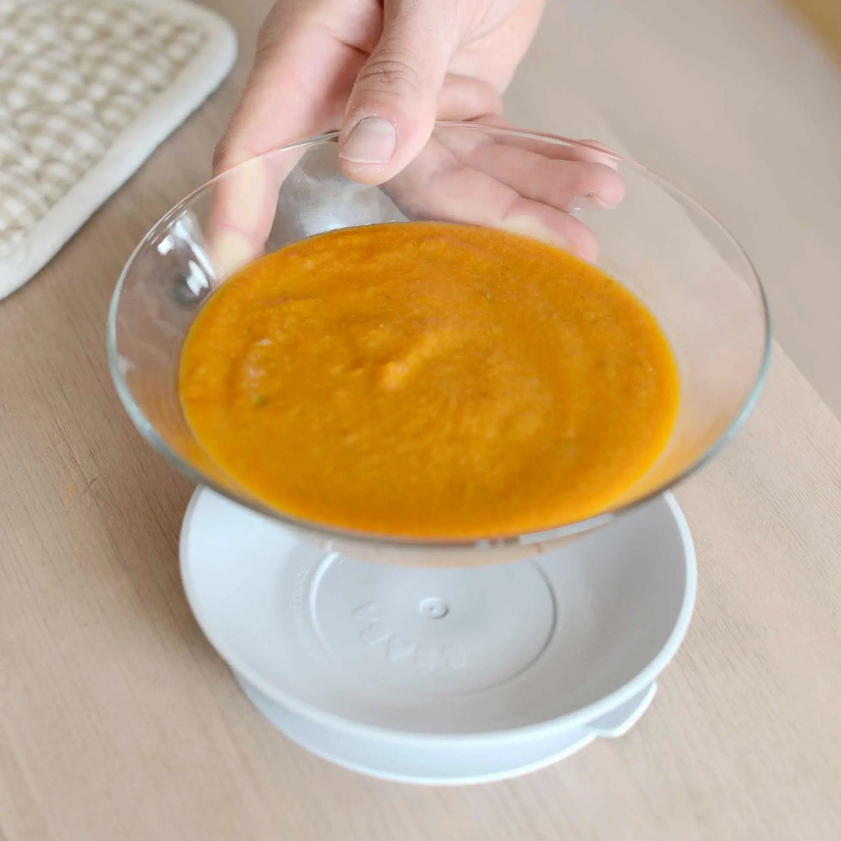 Coffret repas bébé en verre Béaba x Duralex - Barbe à papa