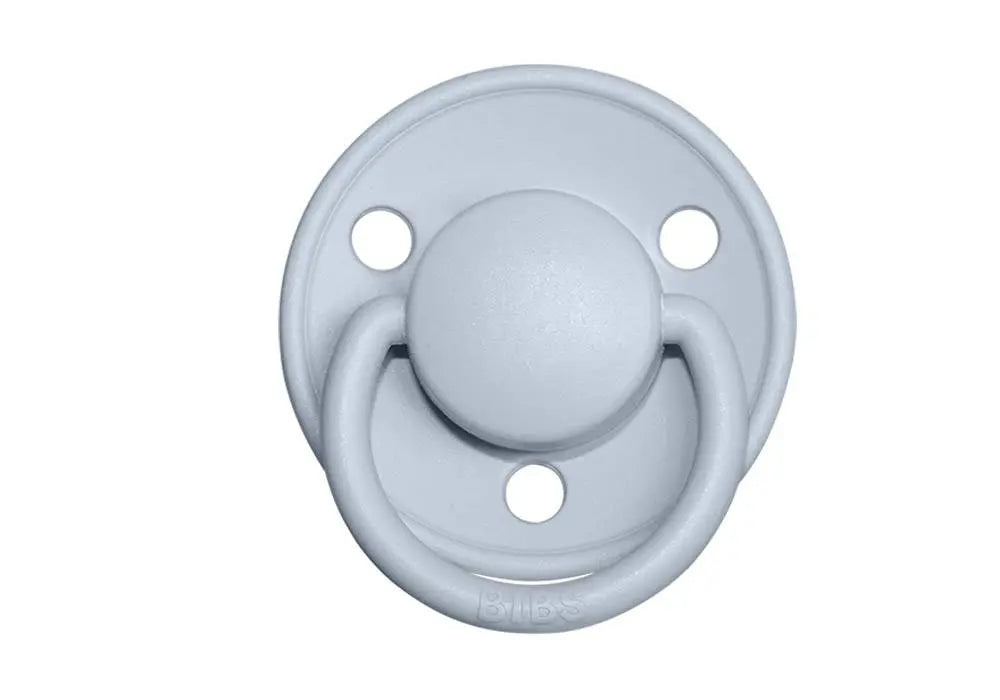 Pack de 2 tétines de Lux en silicone Bibs -Gris/bleu - Lilinappy