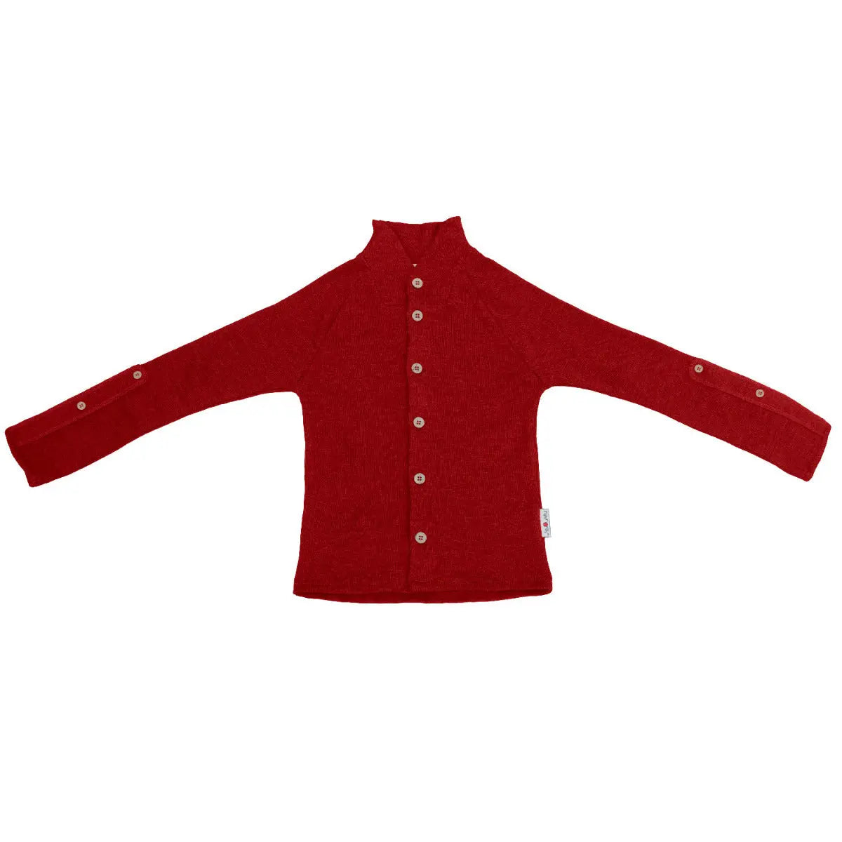 Gilet évolutif avec col en laine mérinos remontant Manymonths