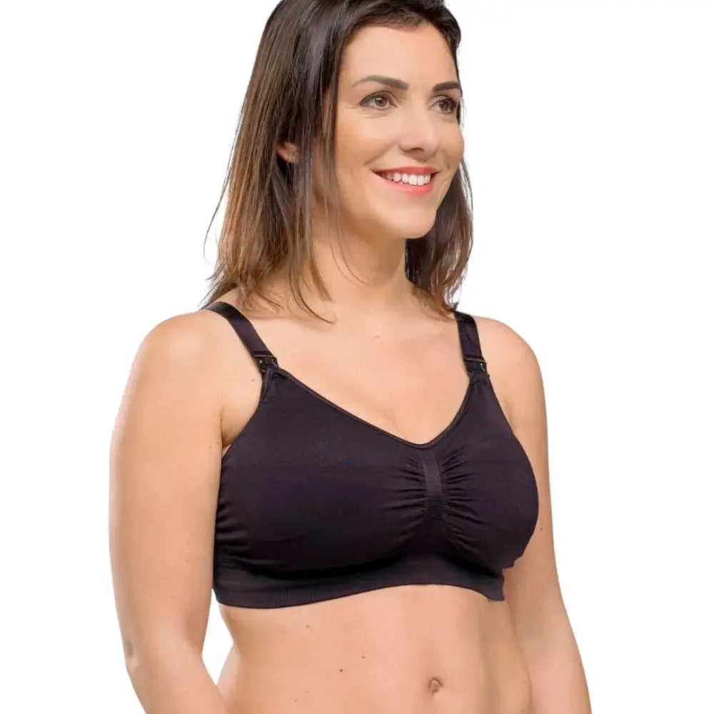 Soutien-gorge d'allaitement Carri-gel avec armatures en gel Carriwell noir