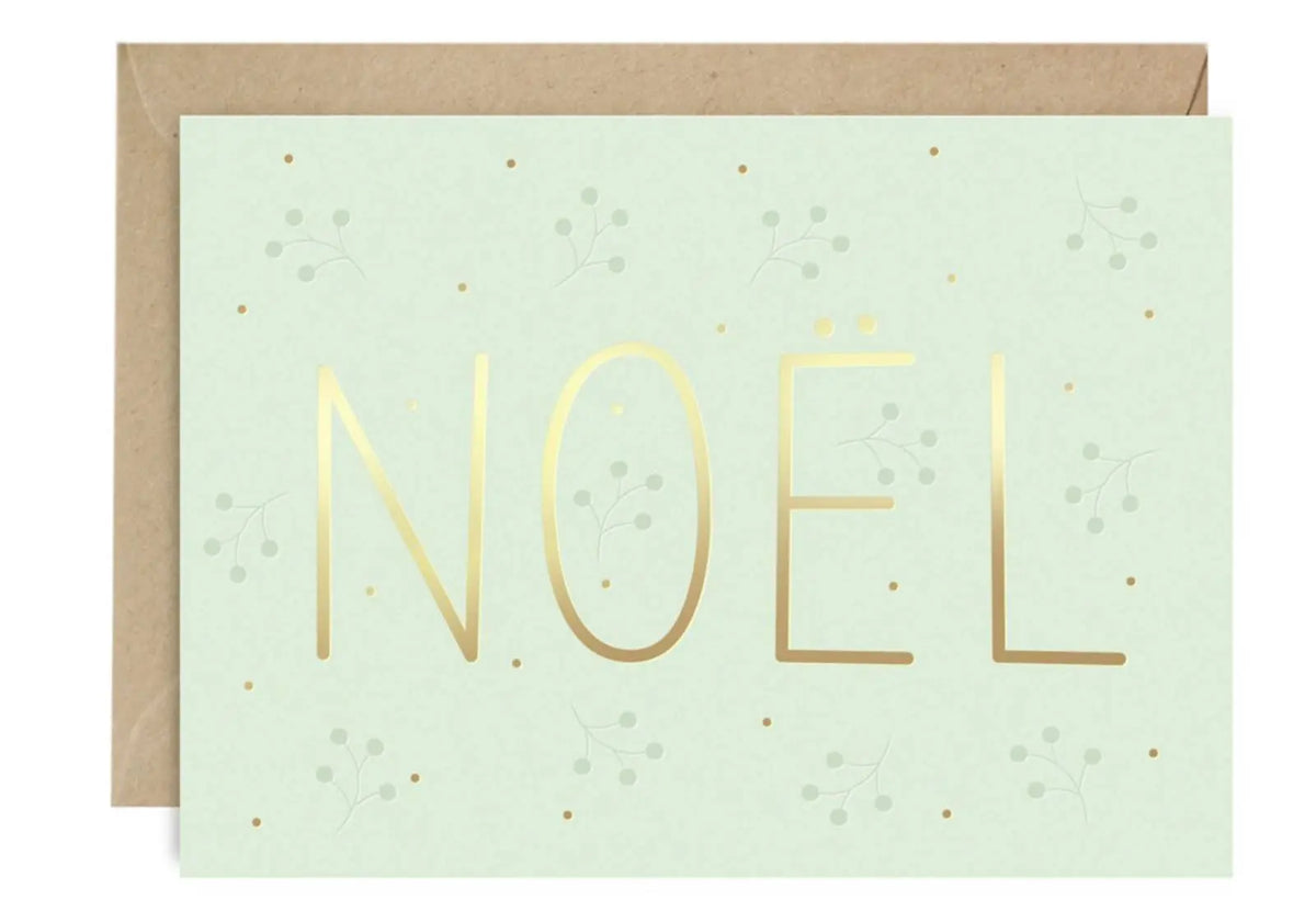 Carte Noël or Zü