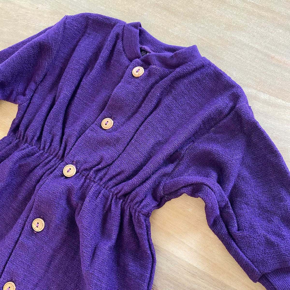 Gigoteuse en éponge de laine Cosilana - Violet