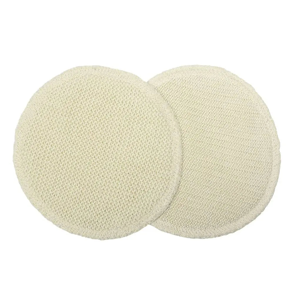 Coussinets d'allaitement lavables Laine et soie Disana - 11cm