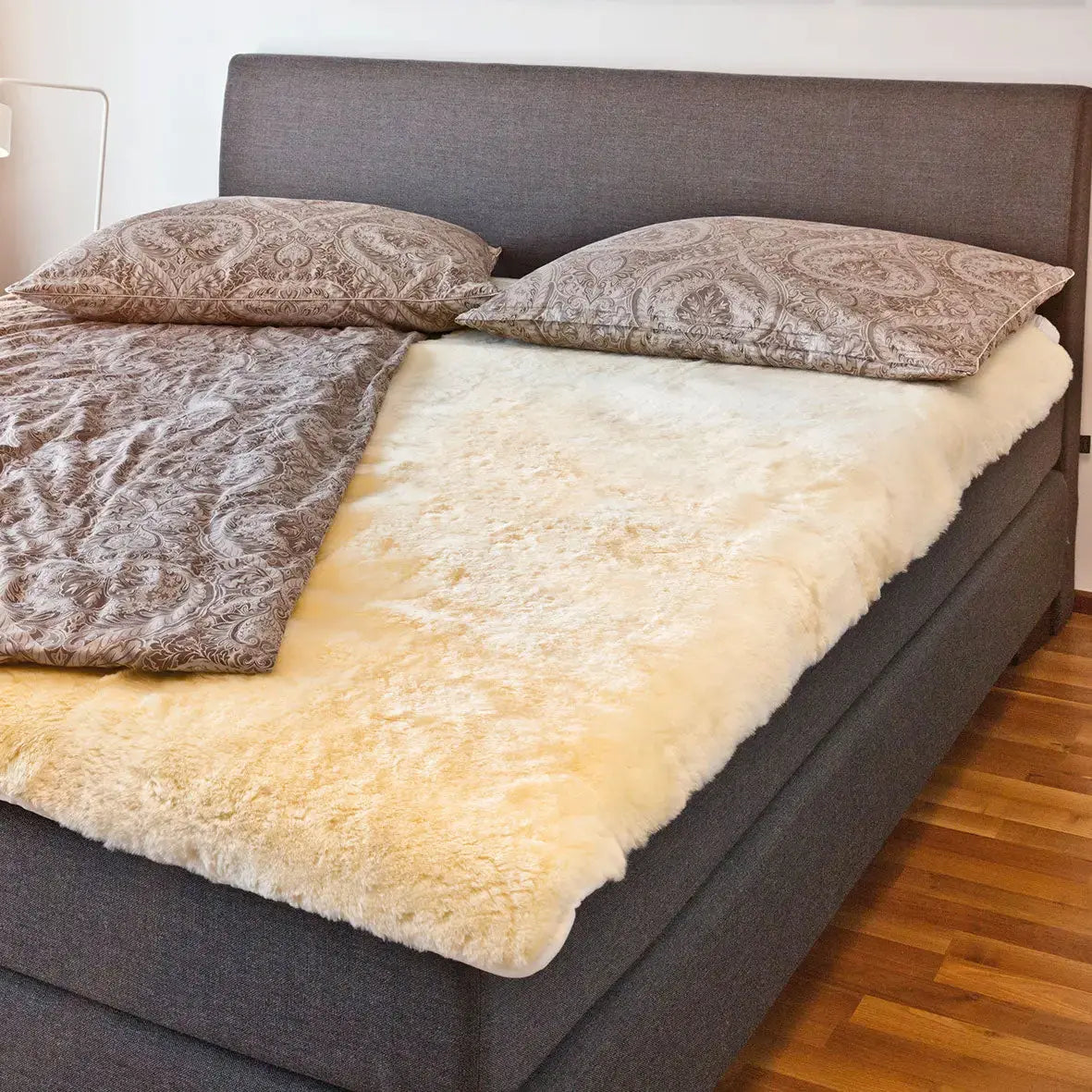 Peau d'agneau pour le lit patchwork Fellhof - 70x140cm - Lilinappy