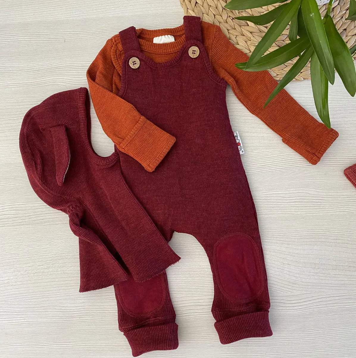 Combinaison évolutive sans manches en laine mérinos Manymonths - Lilinappy