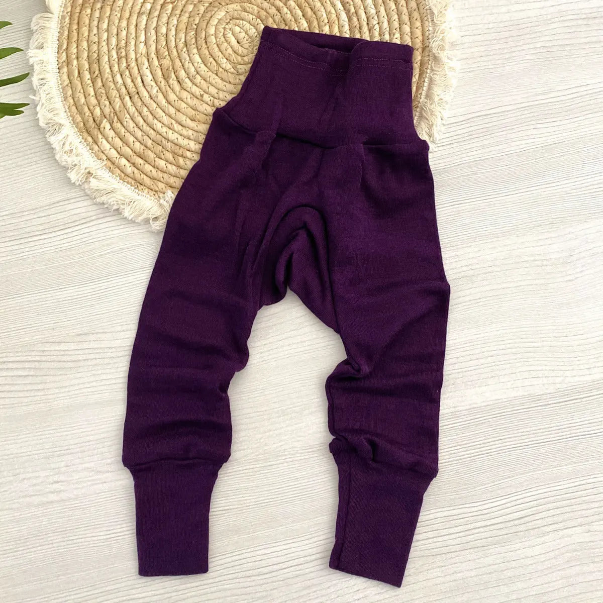 Pantalon pour bébé en laine et soie Cosilana