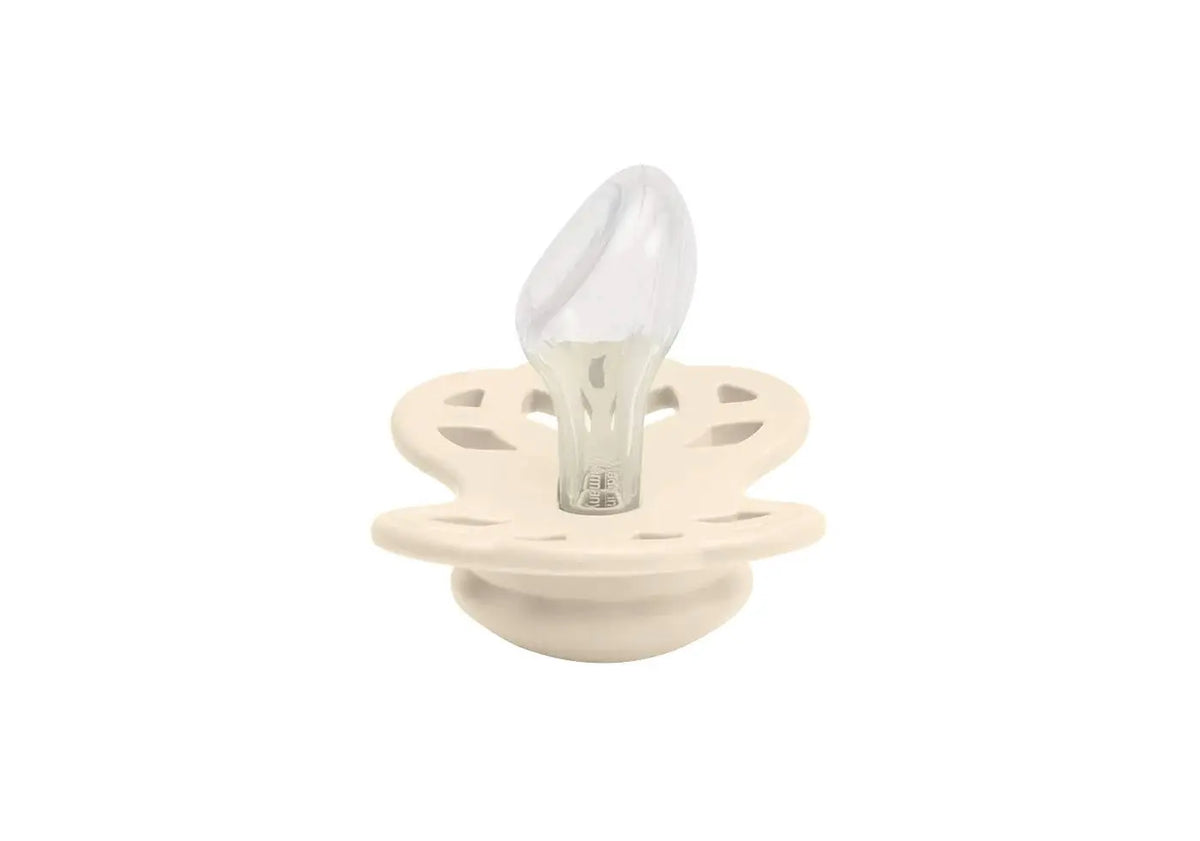Lot de 2 tétines Infinity anatomique Bibs - Ivoire/sage - Lilinappy