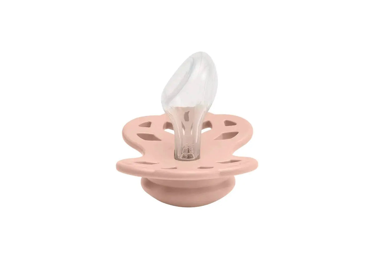 Lot de 2 tétines Infinity anatomique Bibs - Blush/ivoire - Lilinappy