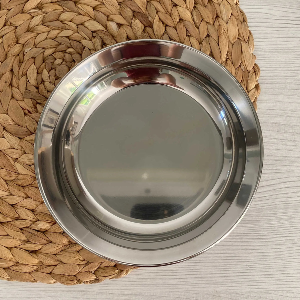 Assiette enfant inox zéro plastique Joli Monde