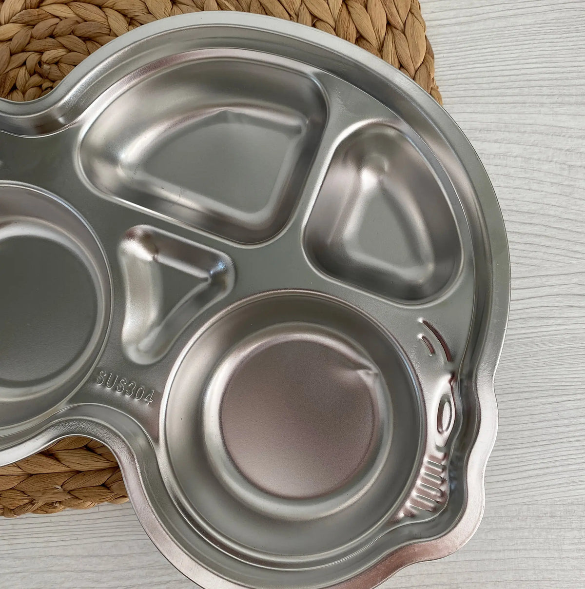Plateau repas enfant inox compartimenté Joli Monde – Voiture