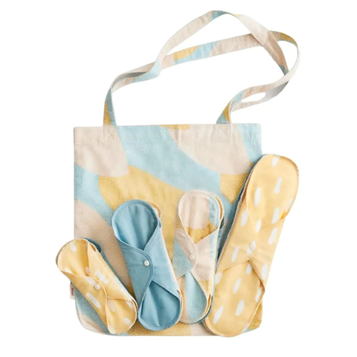 kit serviettes hygiéniques lavables Imse Vimse Blue Sprinkle