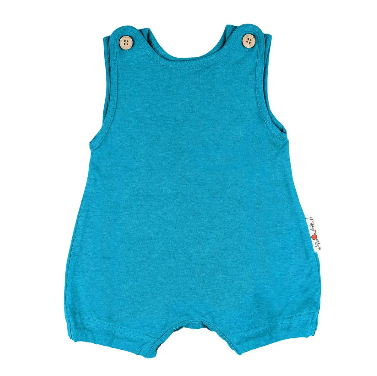 Barboteuse bébé évolutive en chanvre & coton bio Manymonths - Caribbean Blue