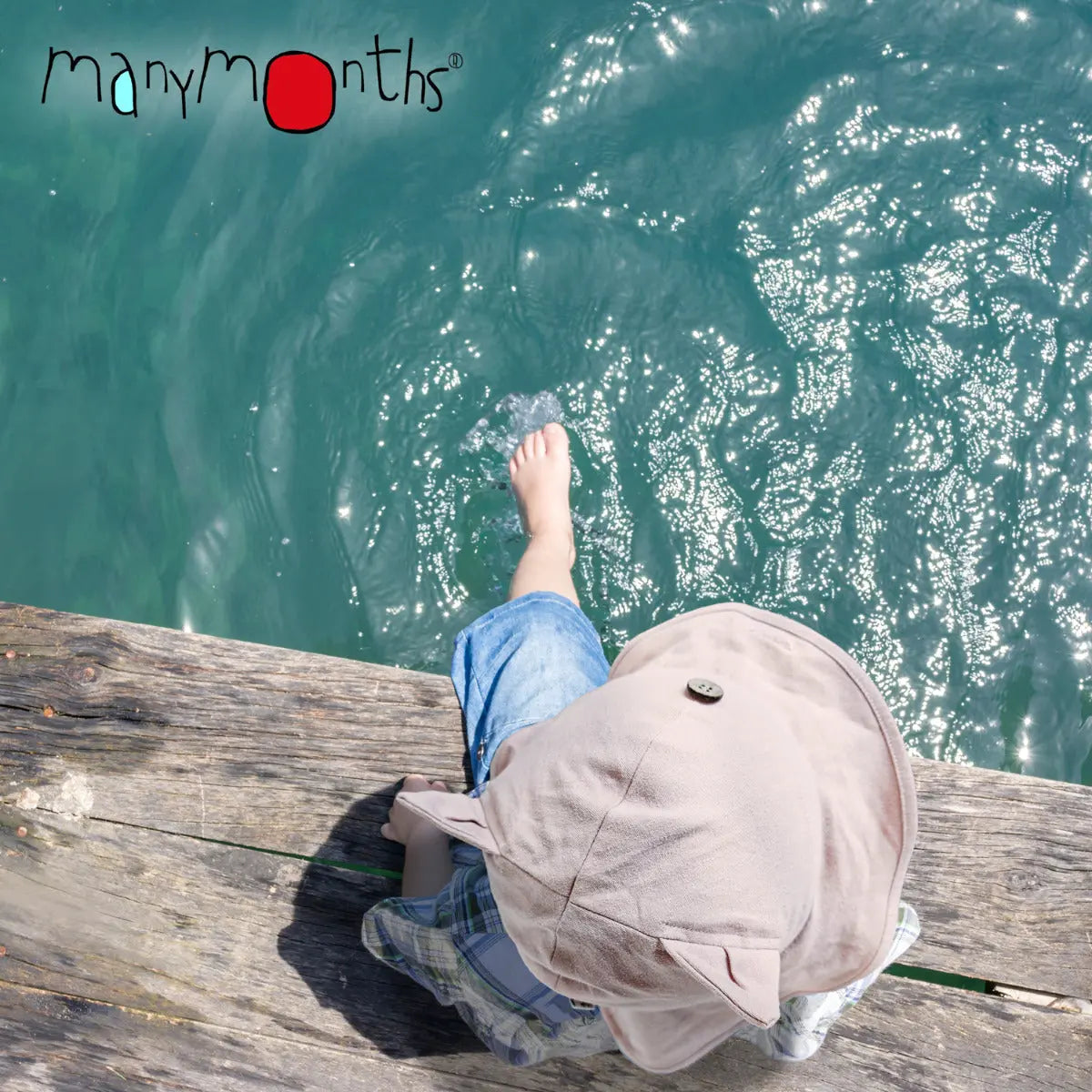 Chapeau évolutif ManyMonths avec oreilles de chat – Rock Grey