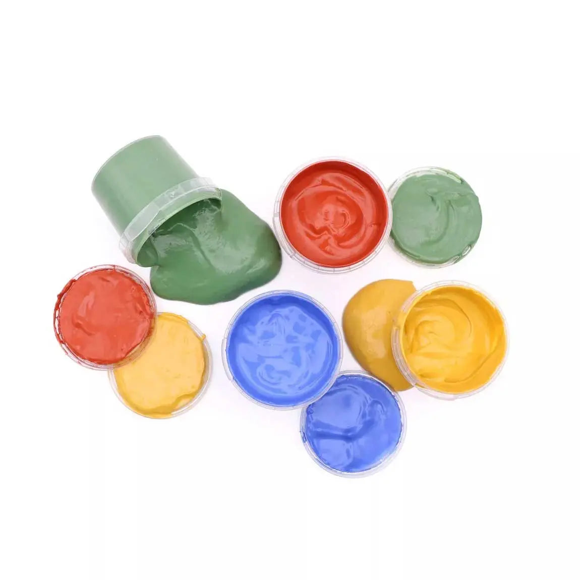 Coffret de 4 Pots de peinture à doigts naturelle Neogrün - Aki