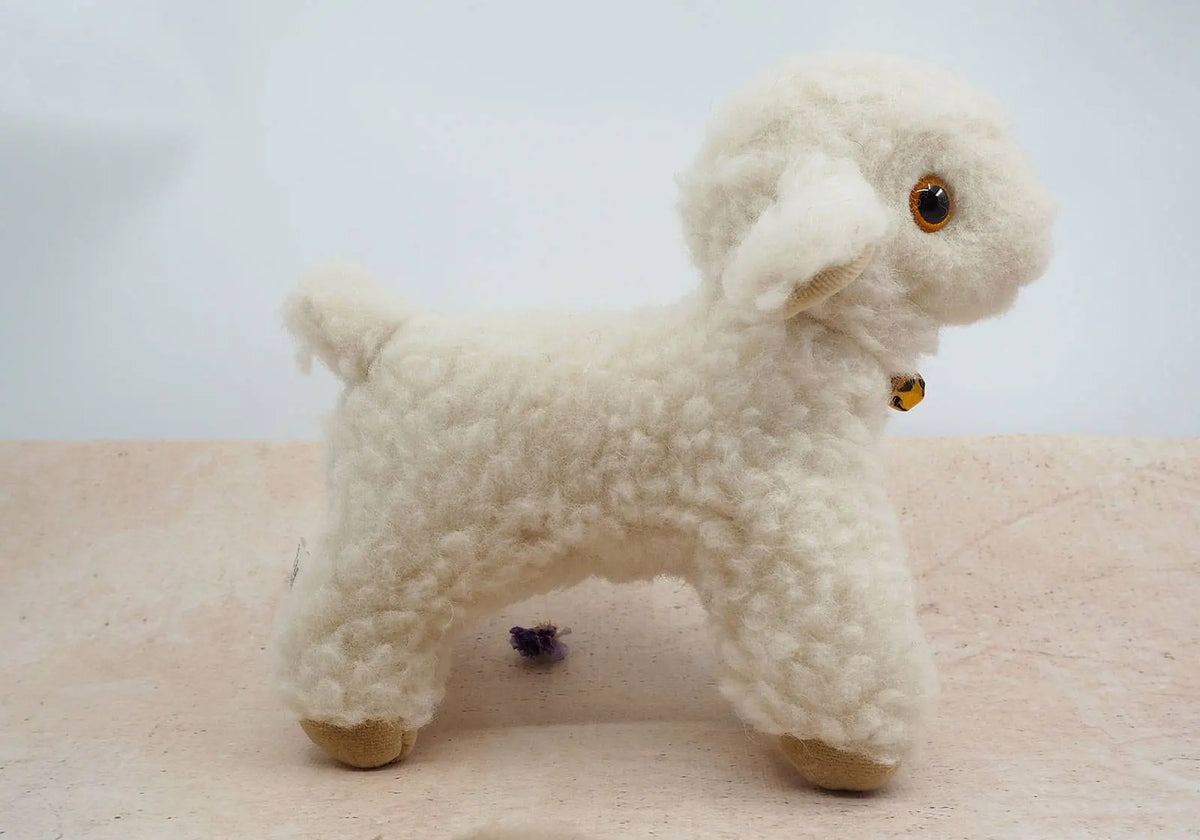 Peluche agneau en pure laine vierge Saling - Lilinappy
