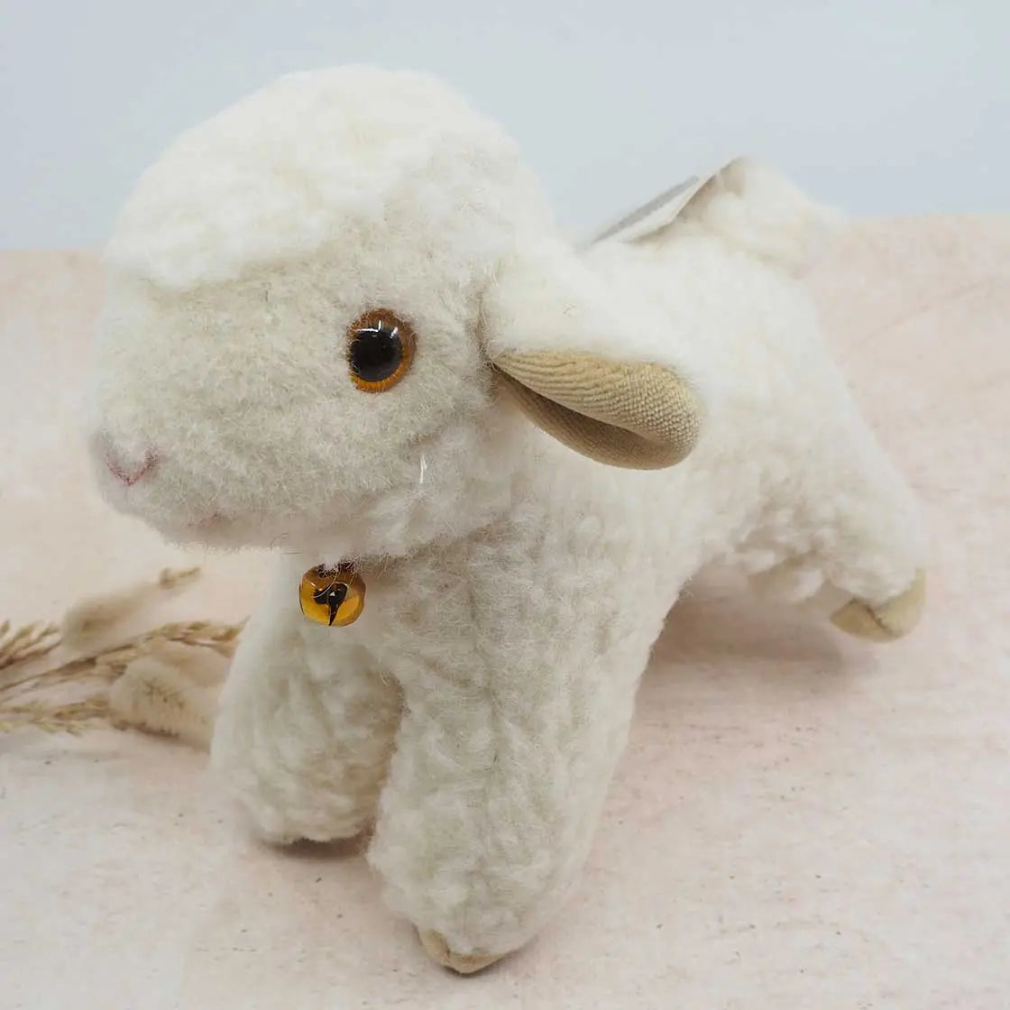 Peluche agneau en pure laine vierge - Saling