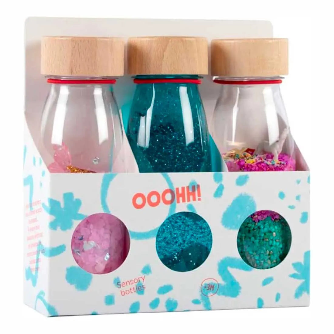 Lot de 3 bouteilles sensorielles Petit Boum Fantasy