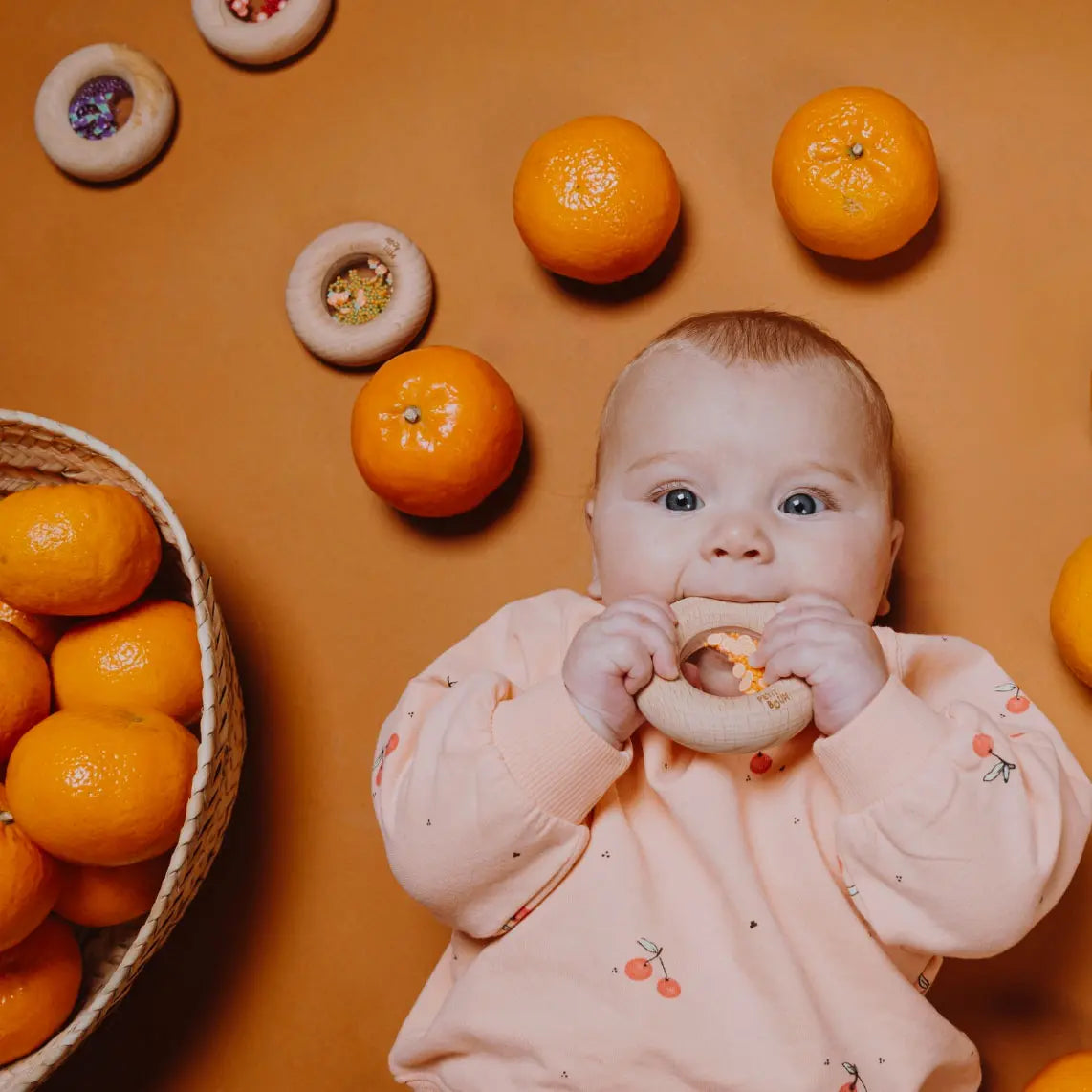 Donut sensoriel Petit Boum - Orange - Lilinappy