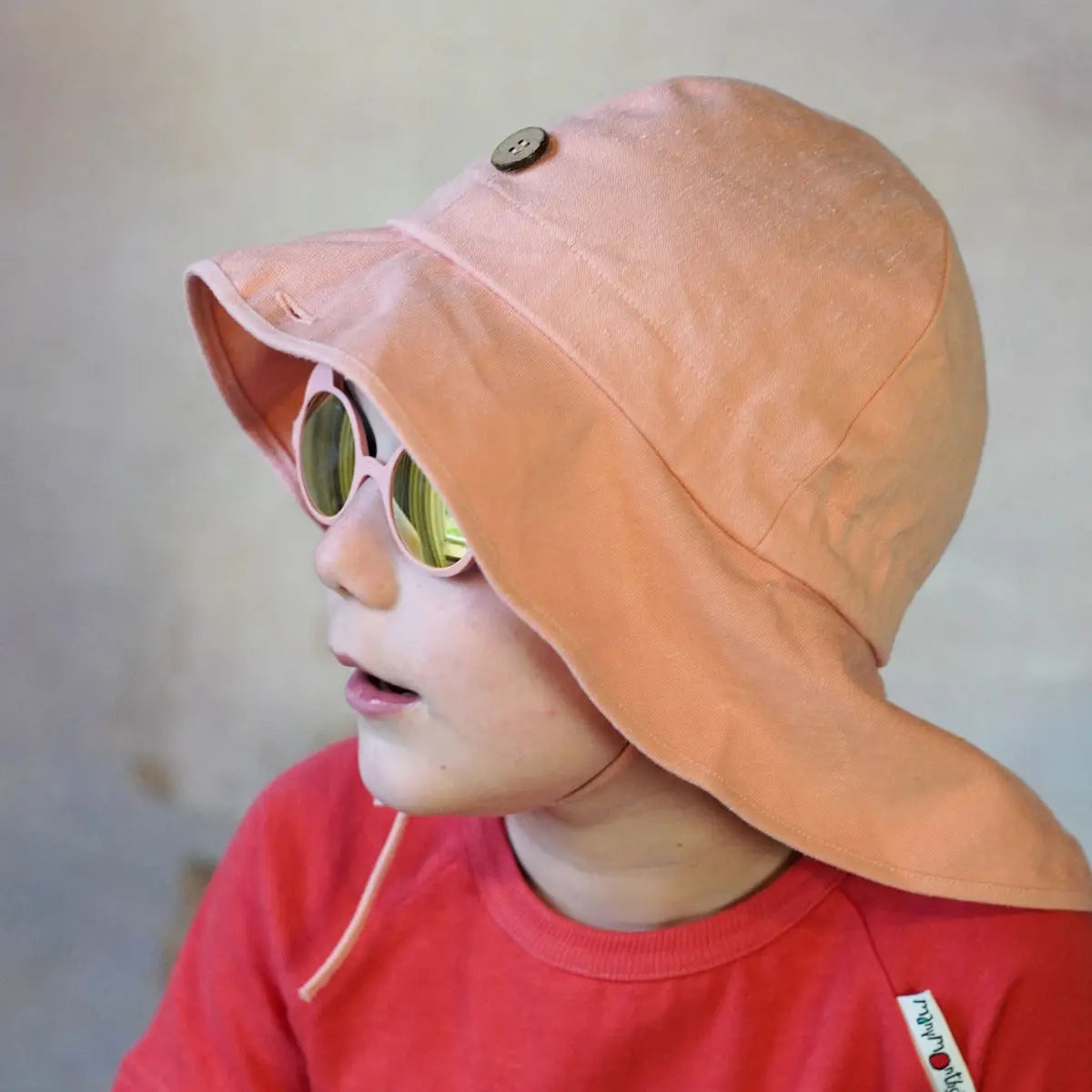 Chapeau de soleil ajustable Summer Manymonths - Naturel - Lilinappy