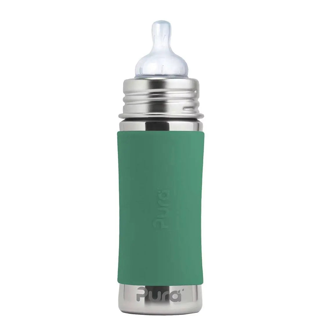 Biberon Inox 325ml Pura - Menthe - Lilinappy