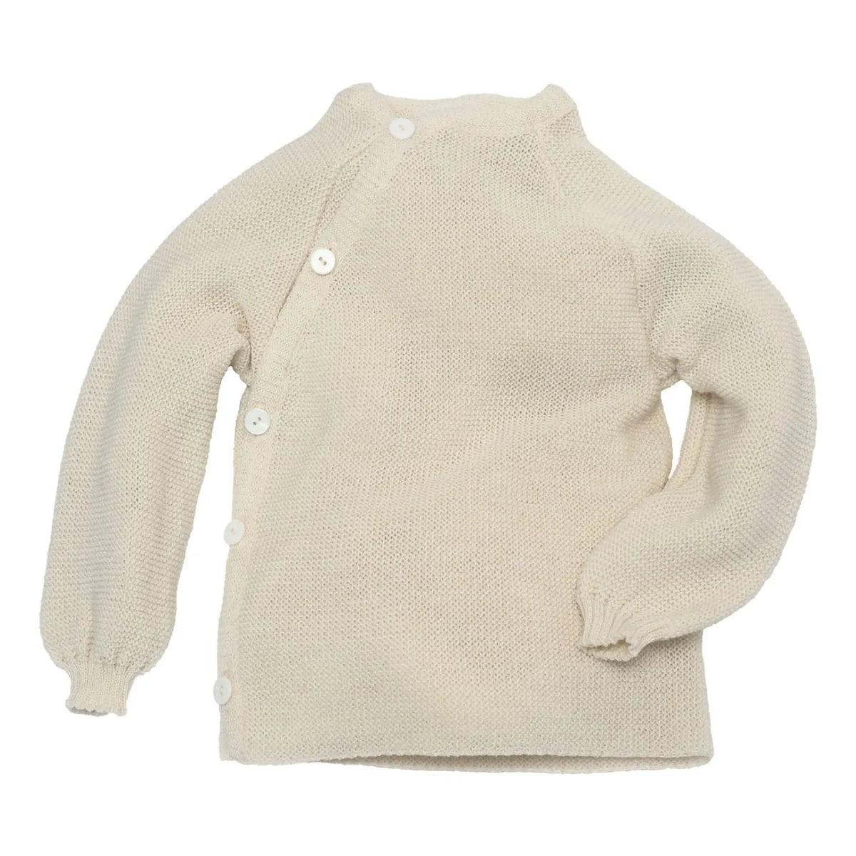 Gilet bébé en laine mérinos bio Reiff – Naturel - Lilinappy