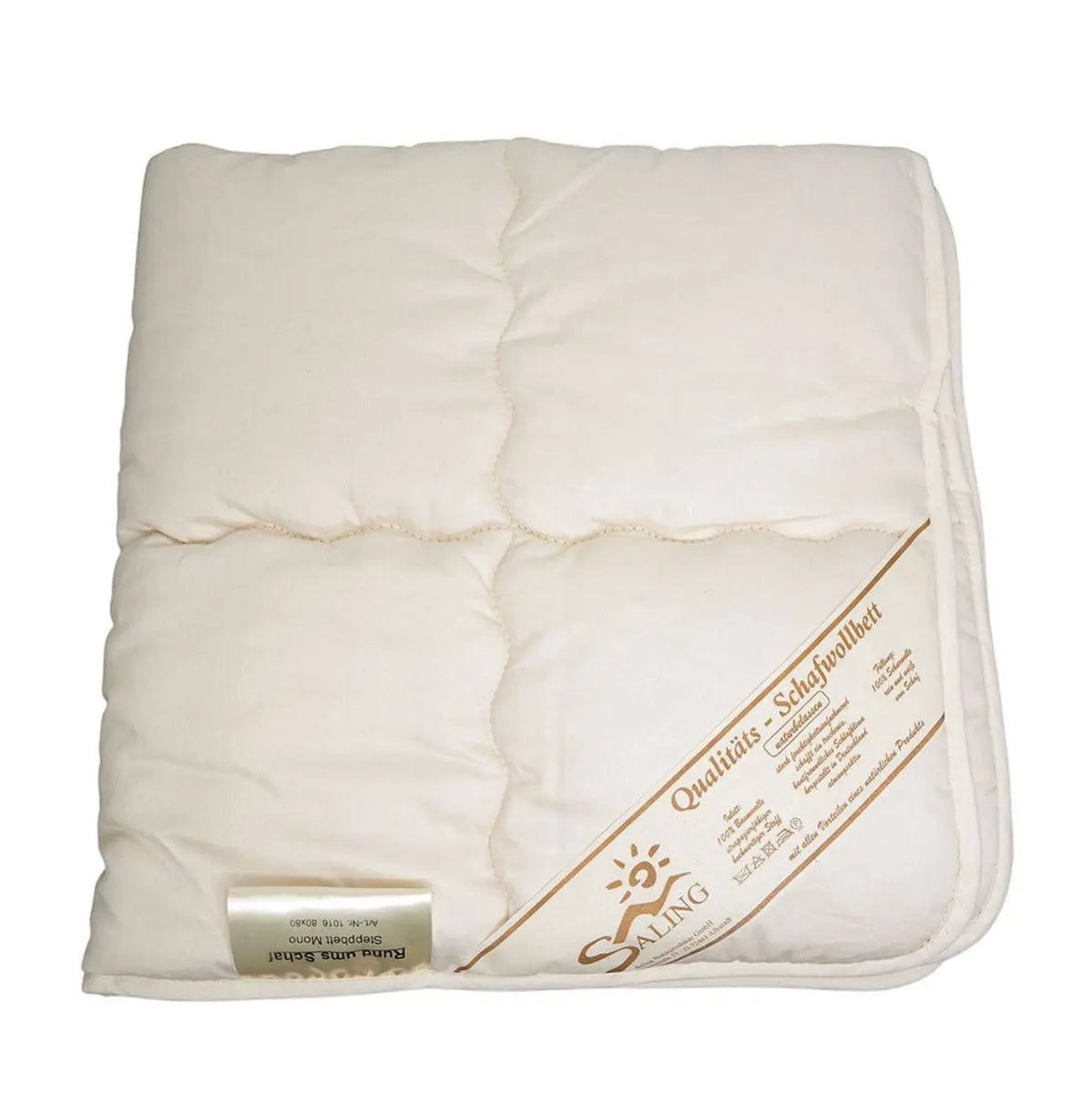 Couette enfant en laine et coton bio Saling - 80x80cm