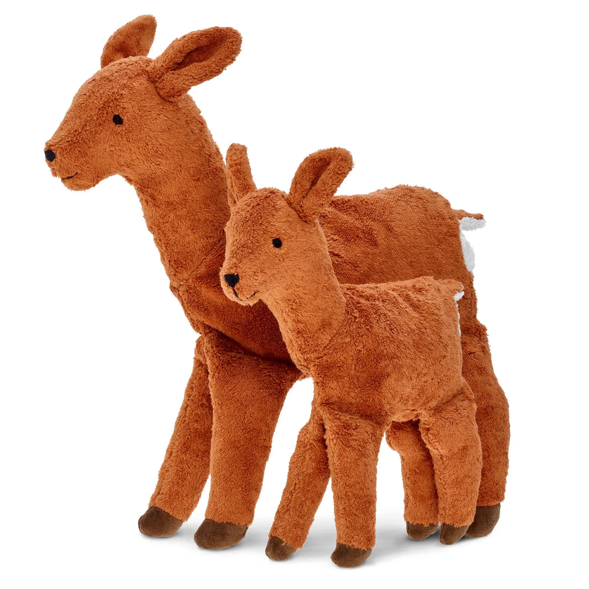 Doudou bouillotte en coton bio & laine Senger Naturwelt - Faon