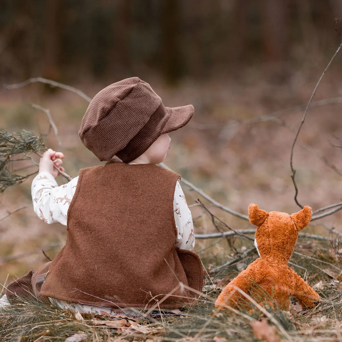 Doudou Renard en coton bio Senger Naturwelt - Lilinappy