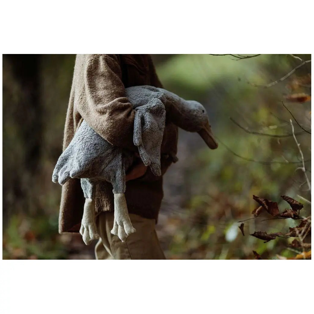 Doudou bouillotte Oie Grise Senger Naturwelt – Large - Lilinappy