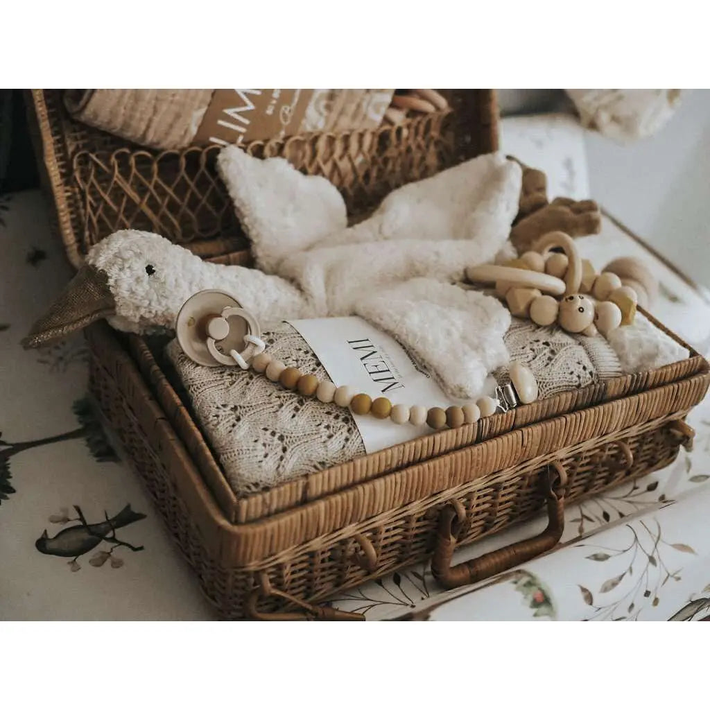 Doudou bouillotte Oie Senger Naturwelt - Blanc - Lilinappy
