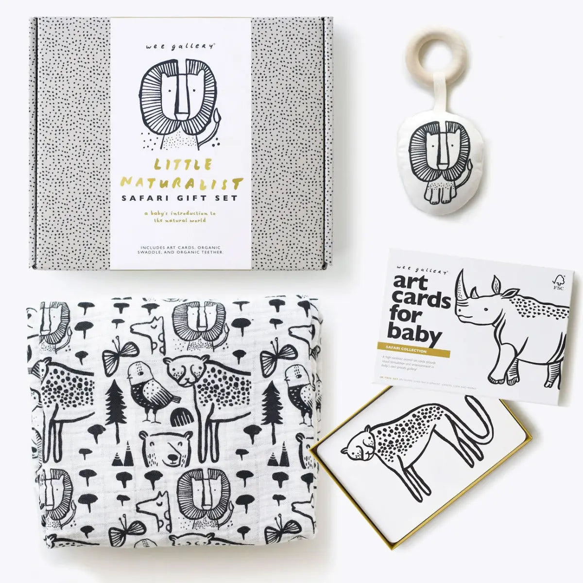 Coffret cadeau Wee Gallery - Safari - Lilinappy
