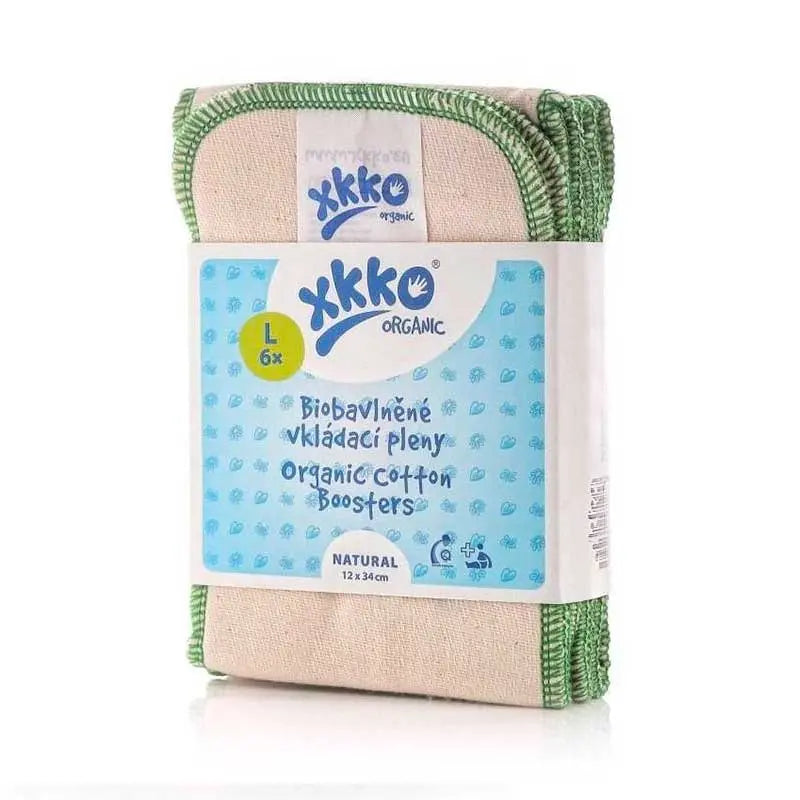 Lot de 6 doublures en coton bio XKKO - Lilinappy