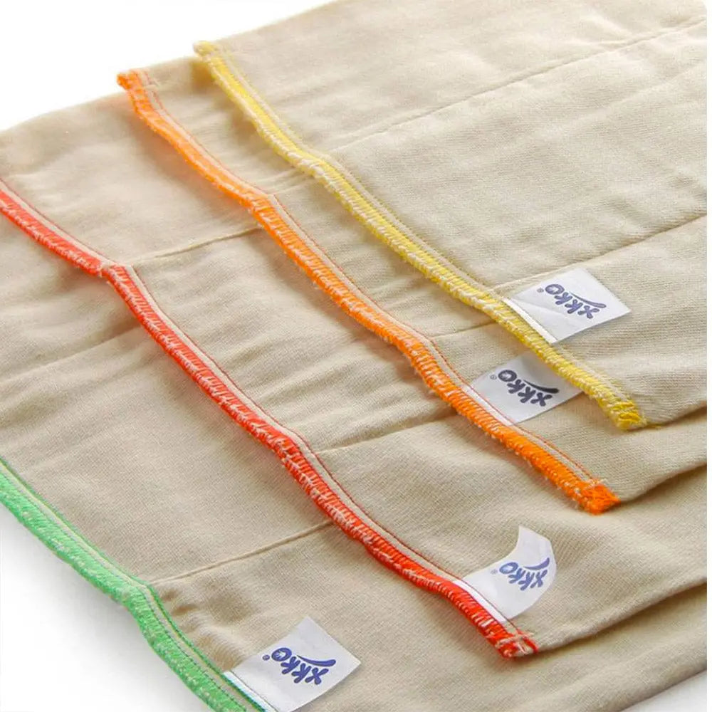 Lot de 6 langes préplié en coton Xkko - Lilinappy