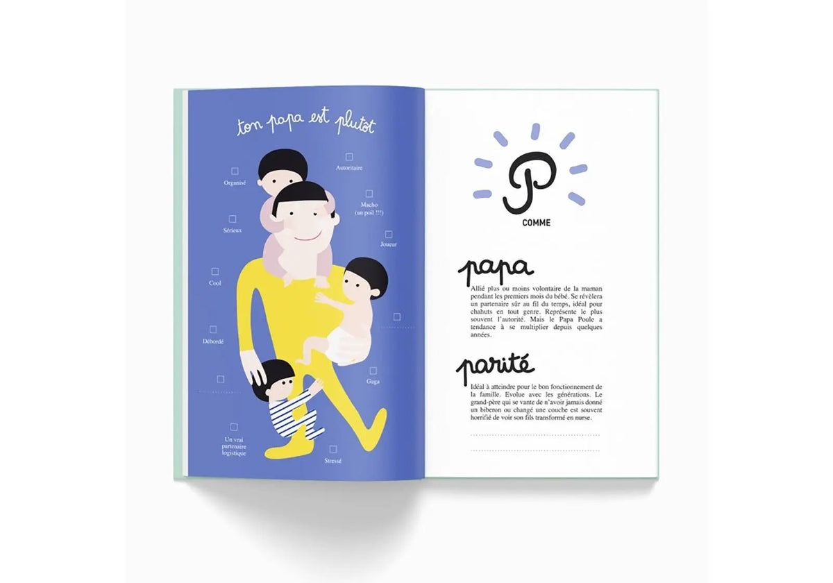 Ta première année de A à Z - cahier de naissance Minus éditions - Lilinappy