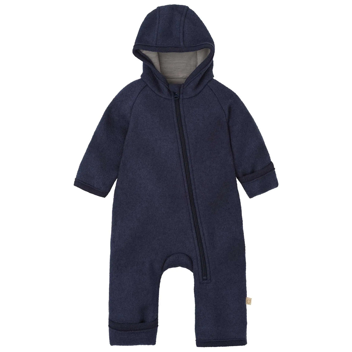 Combinaison bébé zippée en laine bouillie Disana 