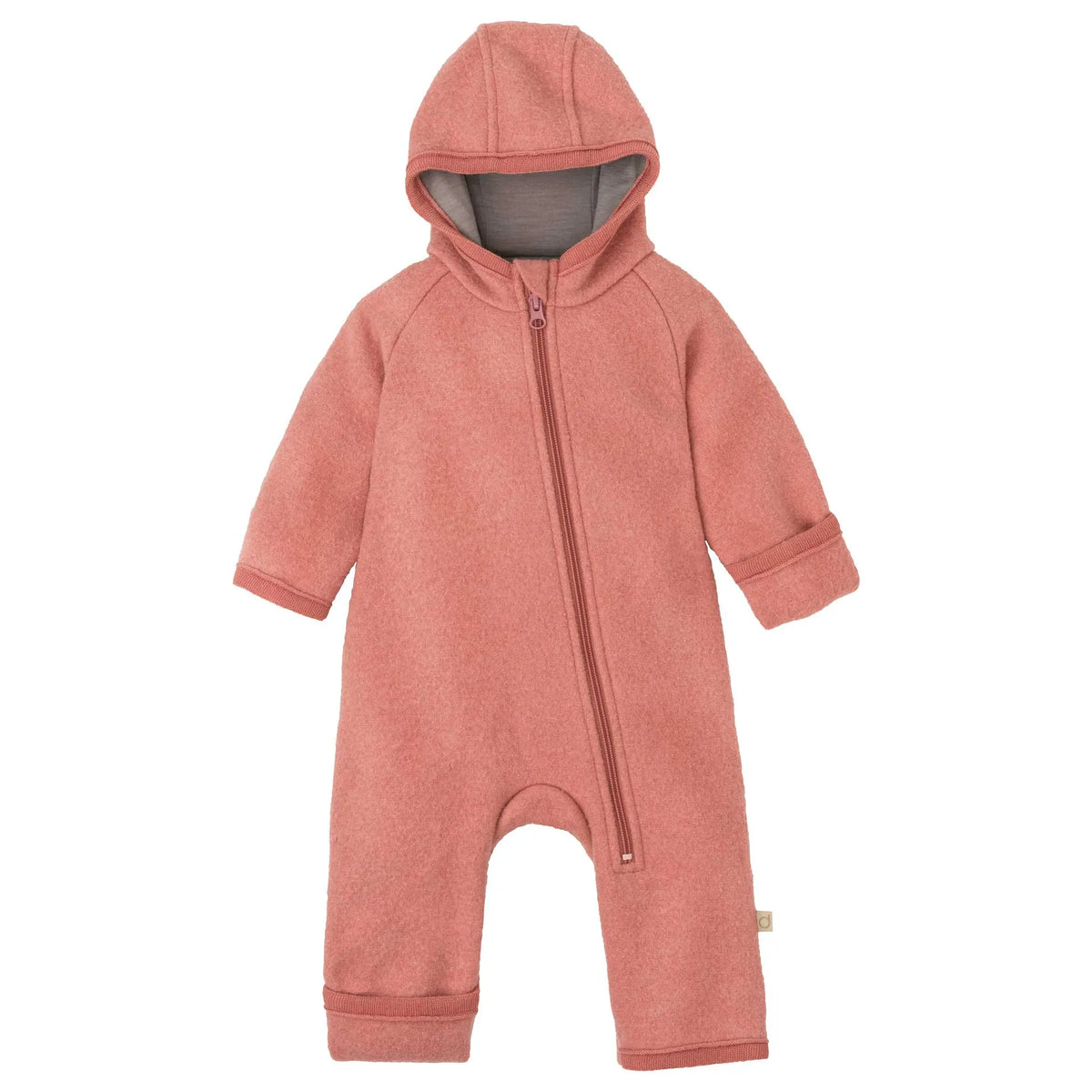 Combinaison bébé zippée en laine bouillie Disana 