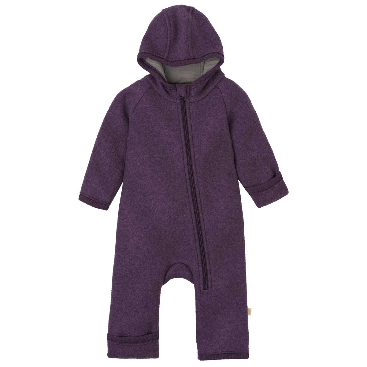Combinaison bébé zippée en laine bouillie Disana 