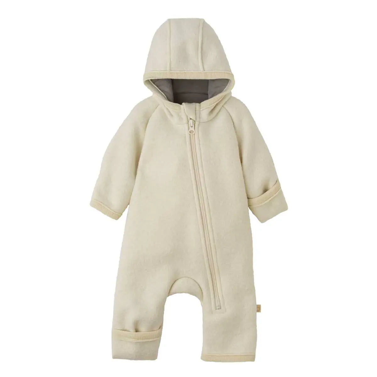 Combinaison Zip Overall en laine mérinos Disana – Naturel