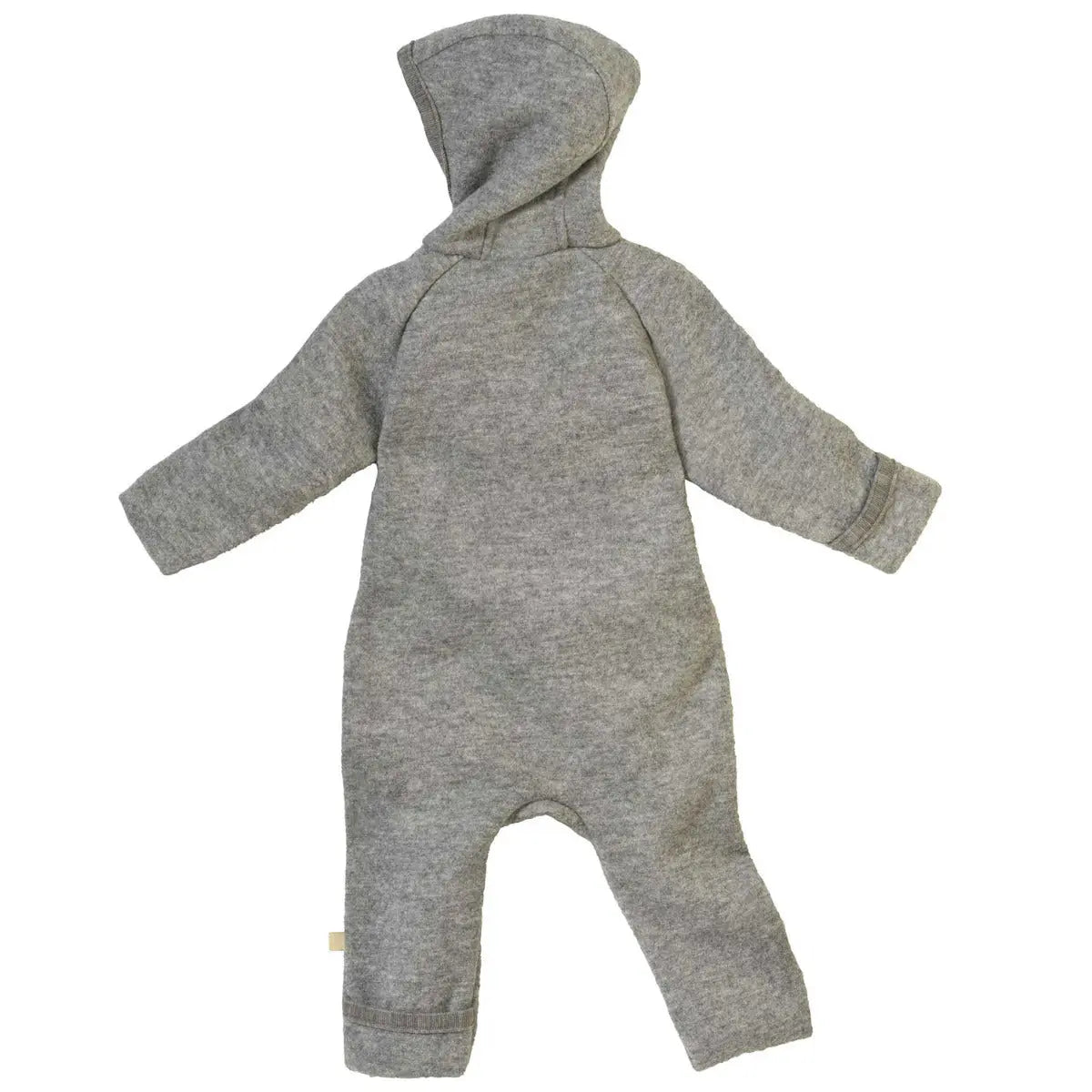 Combinaison bébé zippée en laine bouillie Disana - Gris