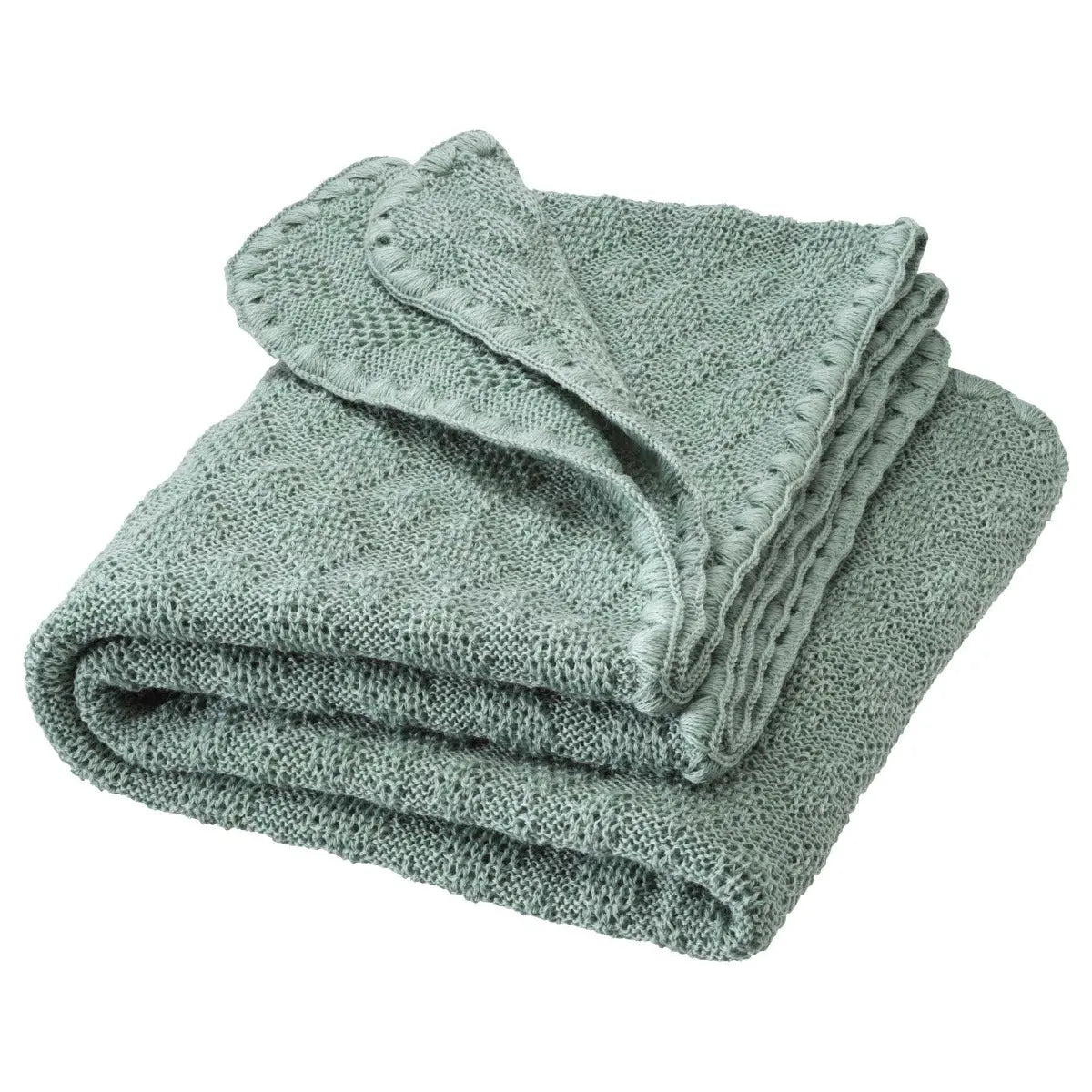 Couverture bébé en laine merinos Disana - Jade