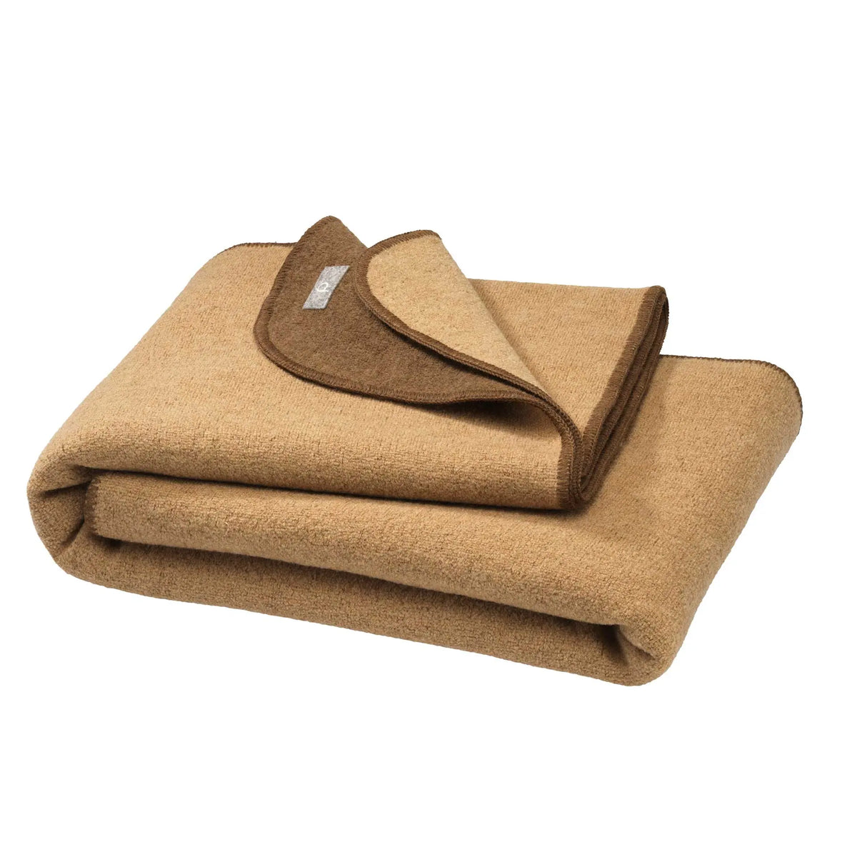 Couverture en laine bouillie bio double face Disana 